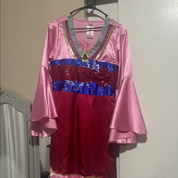 Disney Store Princess Mulan Costume Dress Sz 13 - Picture 1 of 3